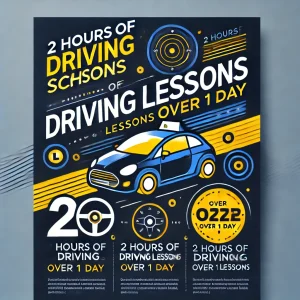 2 hours driving lessons / 1 day