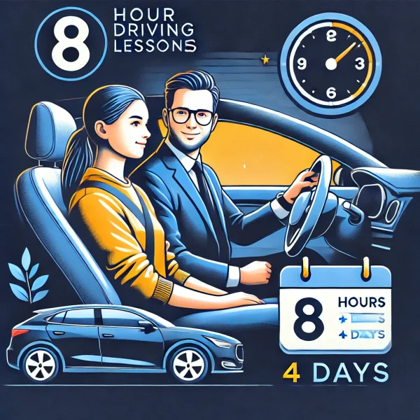 8 hours driving lessons / 4 days